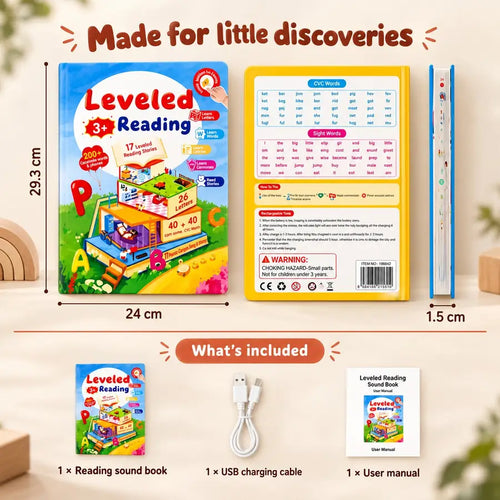 Leveled Reading Sound Book: Press, Listen & Learn to Read